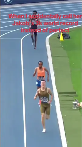 Jakob running 7:17 might be the best world record in all of distance running #jakobingebrigsten #Running #olympics #worldrecord #fyp 