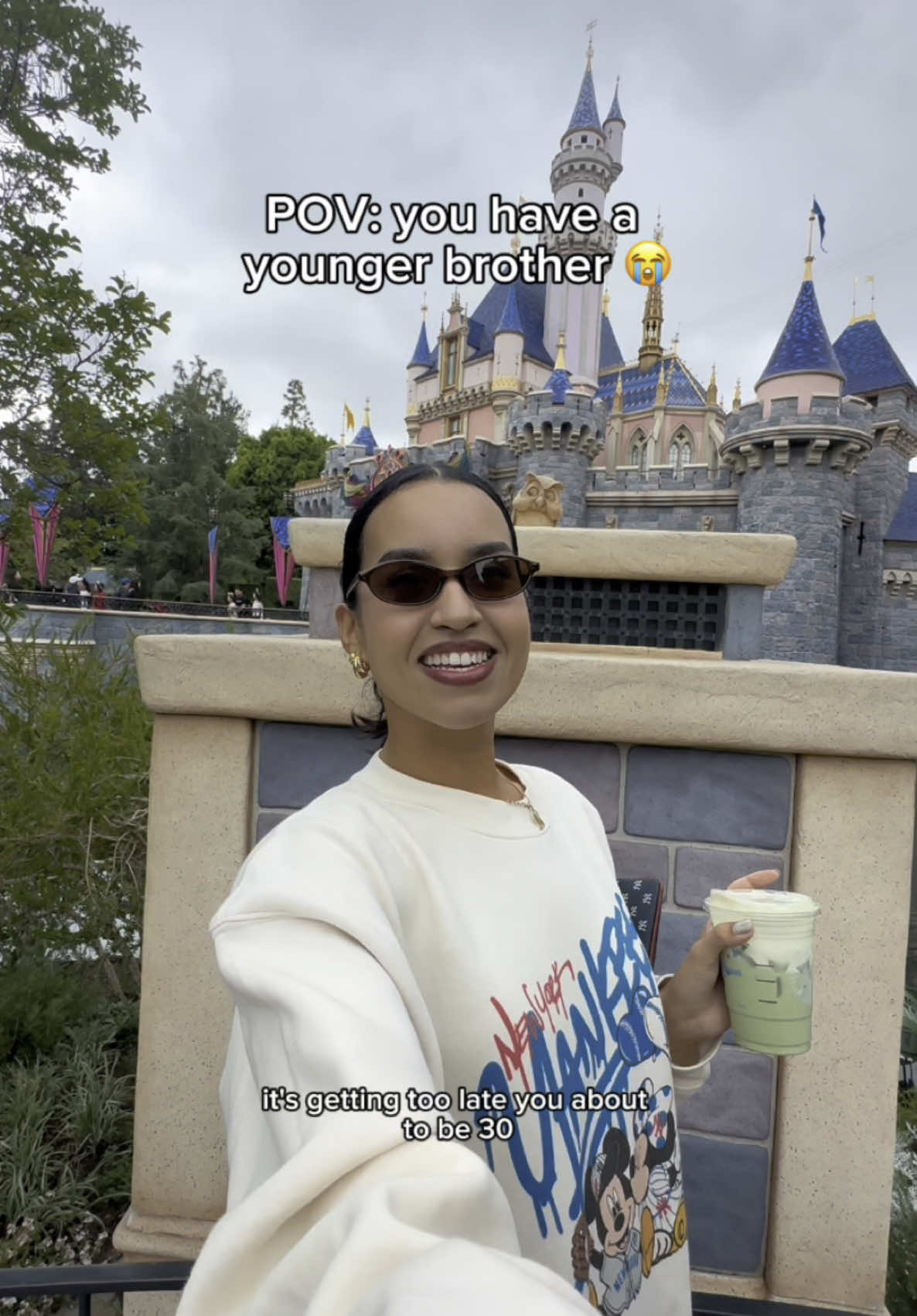 Can’t have a wholesome moment😭😭 #brother #disneyland 