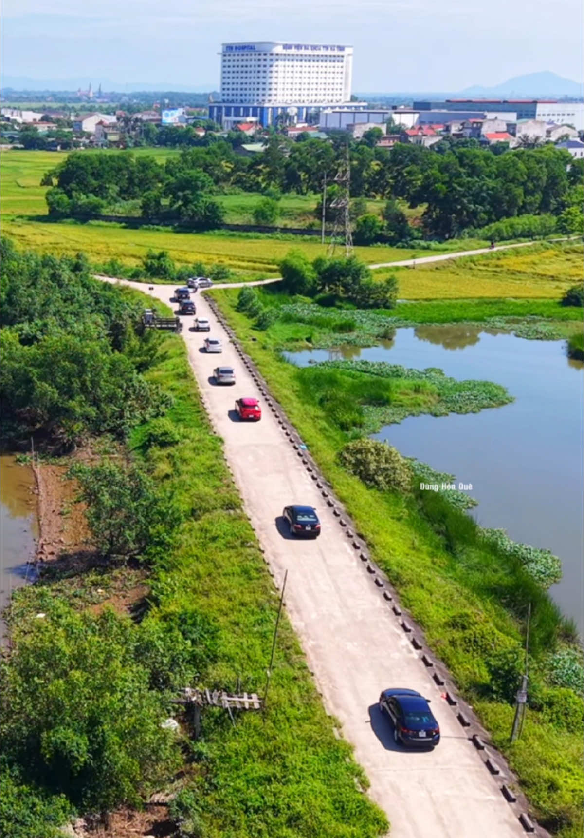 Ước một ngày được rước nàng về đi trên con đường Quê #DũngHồnQuê #trending #xuhuong #Quêhương #duet #đámcưới 
