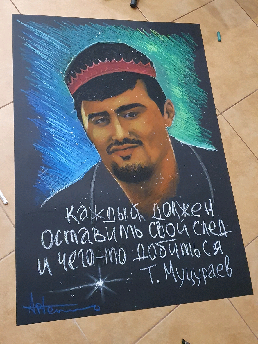 портрет пастелью #муцураев #пастель #музыка #искуство #художник #харьков 