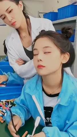 I_was_sleeping_at_work_and_was_discovered_by_the_team_leader🫣🫣🫣#cute_#fyp_#foryou_#funny_#factory #fyp_ #foryou_ #cute #fyp_ 