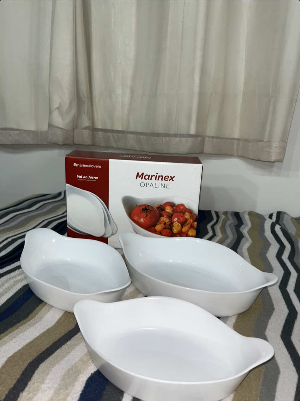 Conjunto de 3 assadeiras da Nadir Opaline..🥹✨   #enxovaldecasanova #compras #fyp #foryoupage #marinex #enxovaldecasamento 