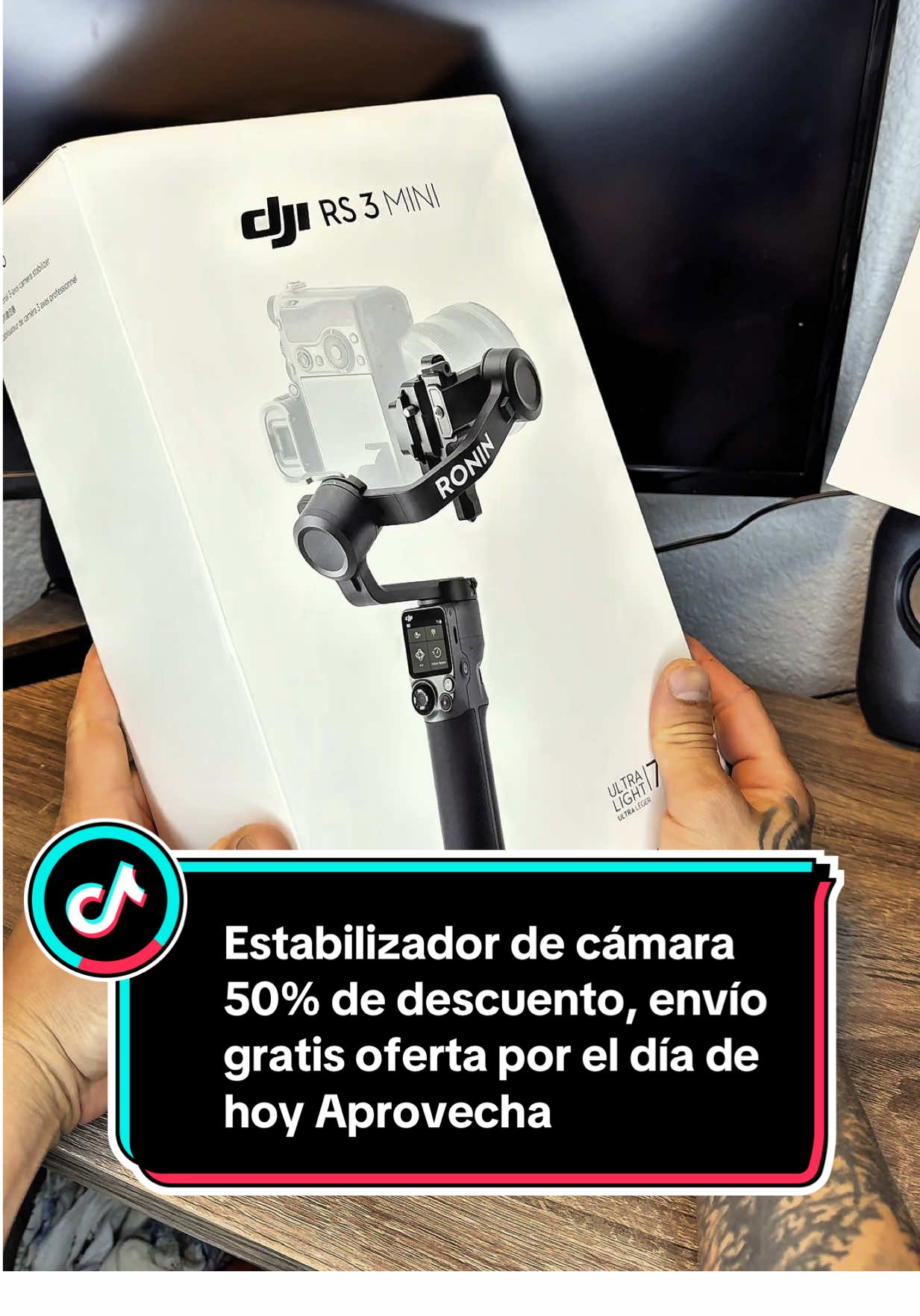 Estabilizador de cámara 50% de descuento, envío gratis oferta por el día de hoy Aprovecha #dji #djistabilizer #djimini3pro #djigimbal #gimbal #gimbalstabilizer #ronin #djironin #cameras #profecional #gimbalstabilizer 