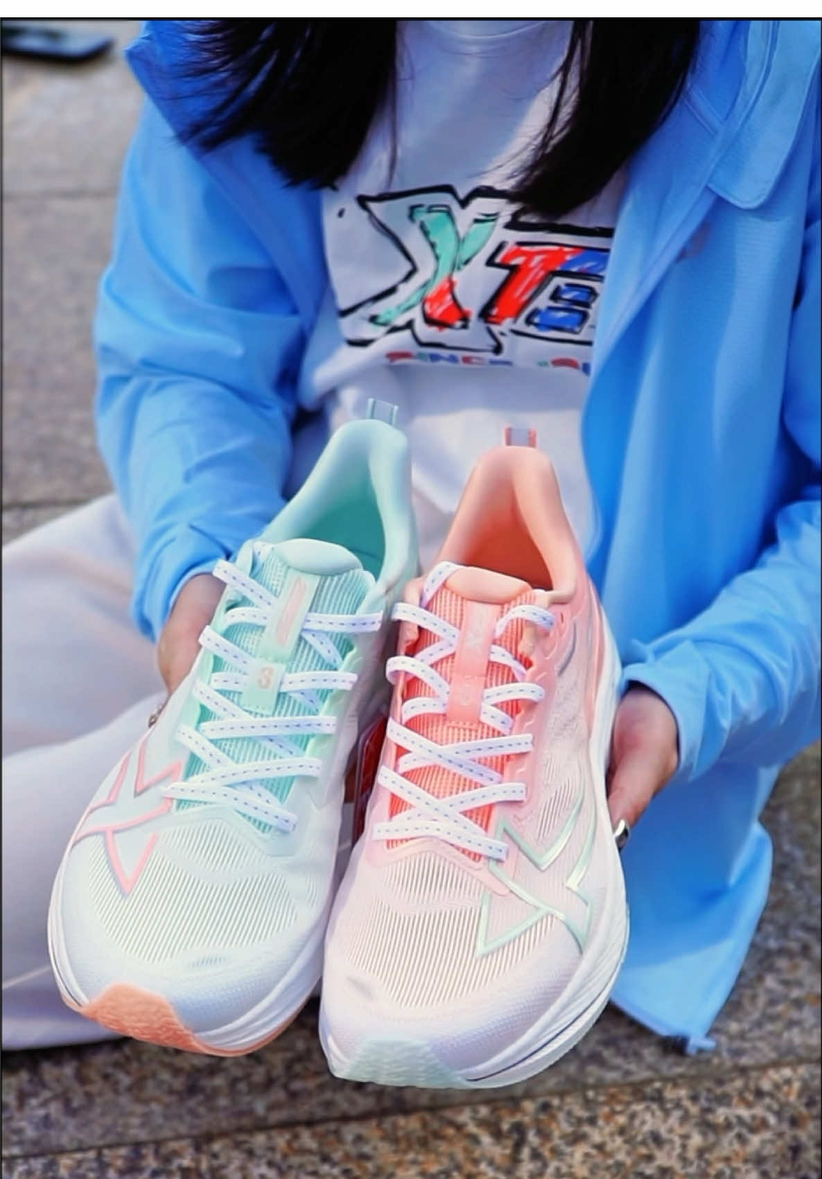 ACE - XTEP 2000Km 3.0 color Couple! #Running #fyp #training #xtep #selesa #jalanjalan #nylon 