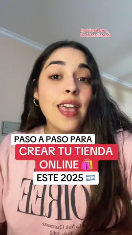 Te enseño paso a paso a crear tu tienda online #argentina #comercioelectronico