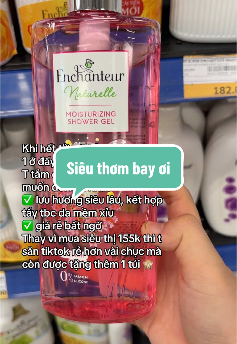 Nhất định phải thử màu tím cho tao #suatam #suatamnuochoa #suatam3in1 #enchanteur #linhsieuthi 