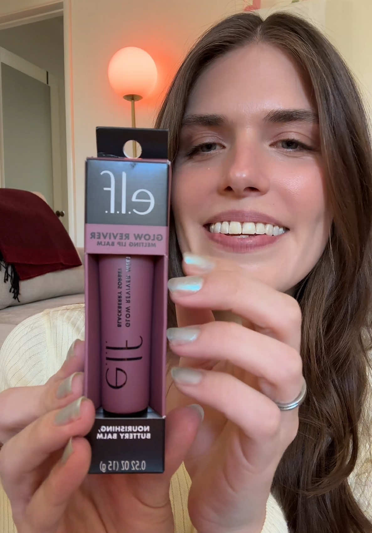 Trying the new @e.l.f. Cosmetics lip balm 🖤 #asmr #asmrtok #fyp 