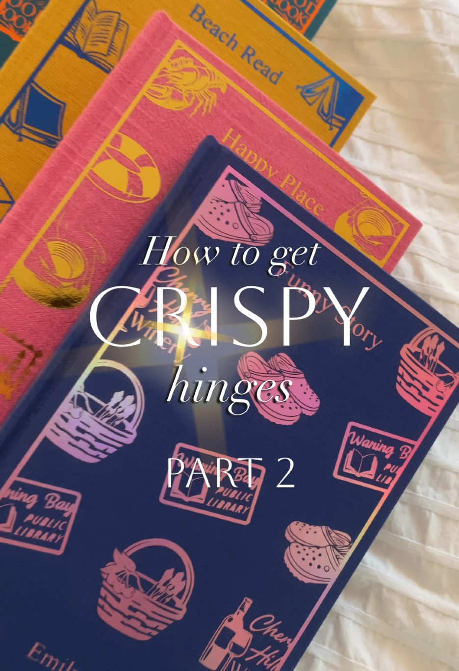 How to get ✨crispy✨ hinges PART 2! This video is kinda just “fold in the cheese” but maybe it’s helpful 🤷🏻‍♀️ Drop any questions below and I’ll cover them in future videos! ————— #bookbindingathome #tutorial #Bookbinding #bookbindingtutorial #bookbindingtips #bradelbind #bookishhobbies 