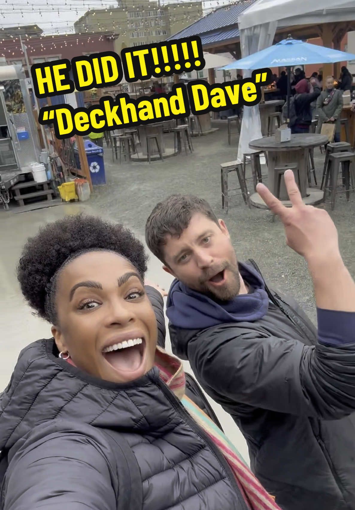 My favorite food stop in Juneau, Alaska  . ##DeckHandDaves##FoodTruck##Foodie##Food##Tacos##Crêpes##Crêpe##Hotdog##Hamburgers##Icecream##FoodTruckPark##TravelingFood##Foodie##Trending##Viral##Dave##CheazaTraveling