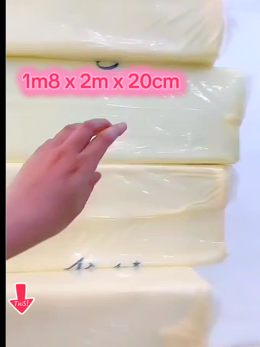 1m8 x 2m x 20cm Nệm dày êm độ đàn hồi tốt #nemcaosunon #demgiuongngu #noithat #review #miengnemnamngu #nemday20cm 