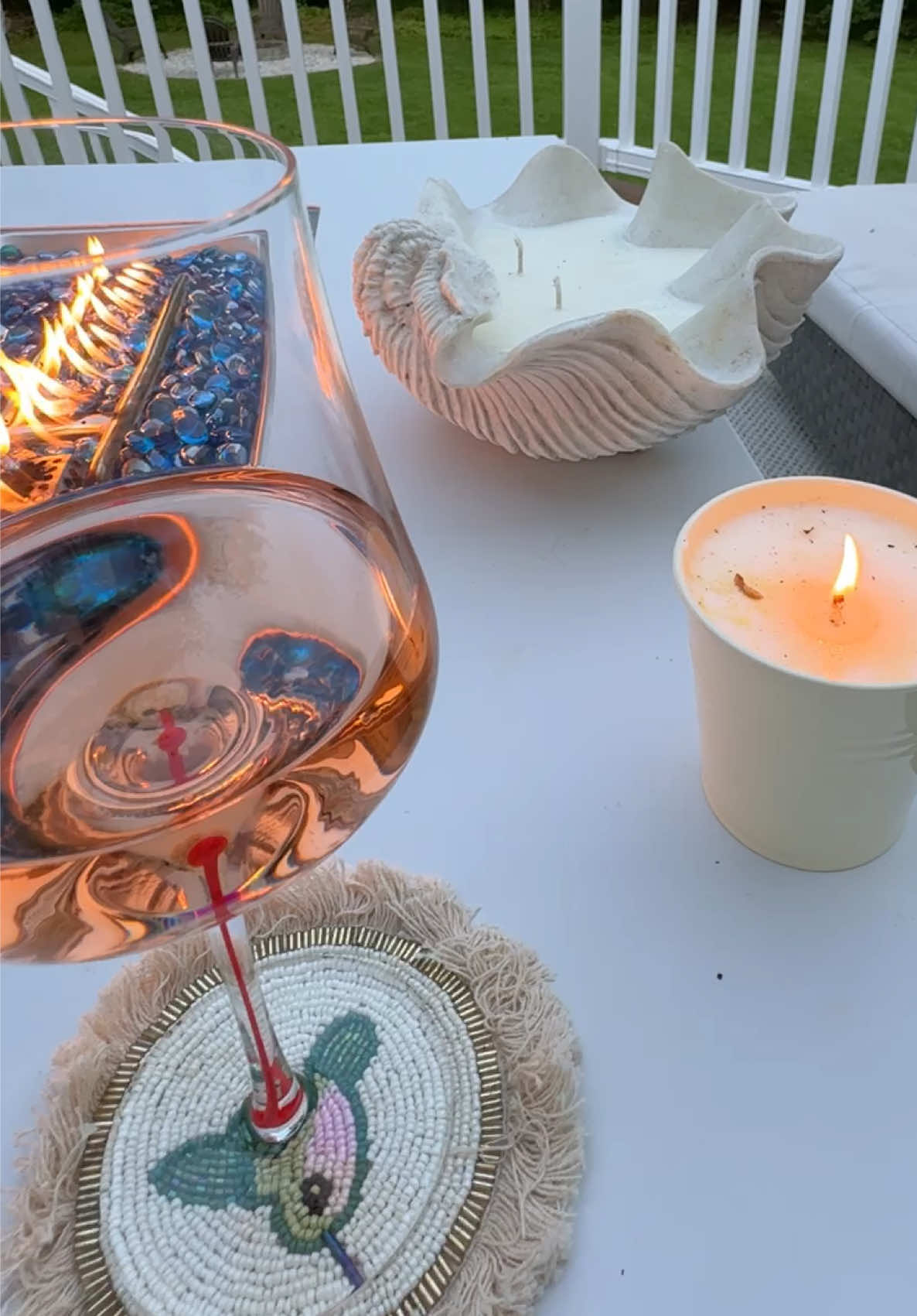 he even made it aesthetic for me 😭, my DIY candle king  #diycandle  #DIY #homemadecandles #diyhomedecor #citronellacandles #diyproject #husbandgoals #outdoordecor 