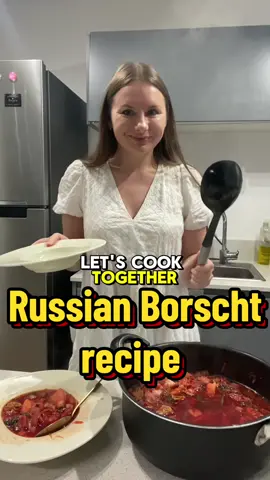 Cooking Borshch soup🧑‍🍳 #russian #russianlanguage #tasty #russianfood #easterneurope #slavic #slavicfood 