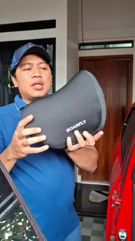 Bantal leher empuk anti kempes #soarfly #bantalleher #bantalmobil #bantalsoarfly #bantalantikempes #powershop #wibgajian