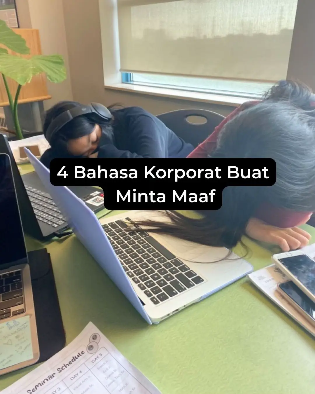 Kalau lo melakukan kesalahan, jgn ragu buat minta maaf🙏🏻 #worklife #careeradvice #corporate #bahasacorporate #mintamaaf 