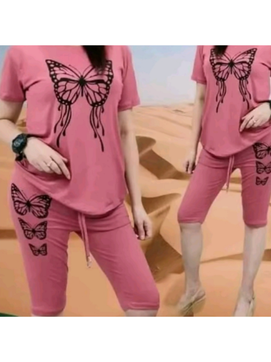 butterfly tshirt terno tokong for women fit up to xl #fyspotted #seo #fypage #fyp 