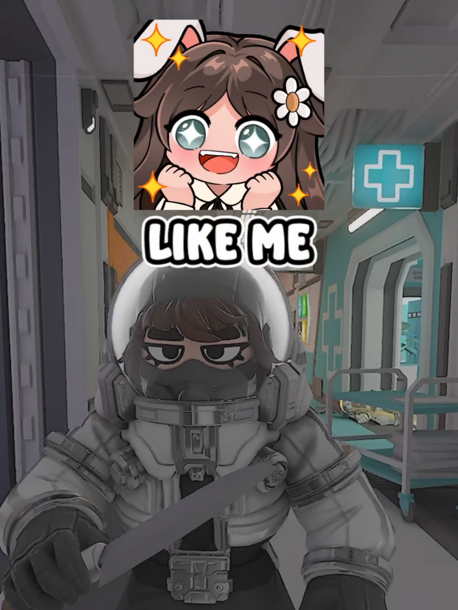 ARIES IS SCARED OF HER YANDERE SIDE #lockdownprotocol #3damongus #socialgame #gaming #AmongUs #imposter #twitch #fyp #fypシ #ariesakana  @yokasiri