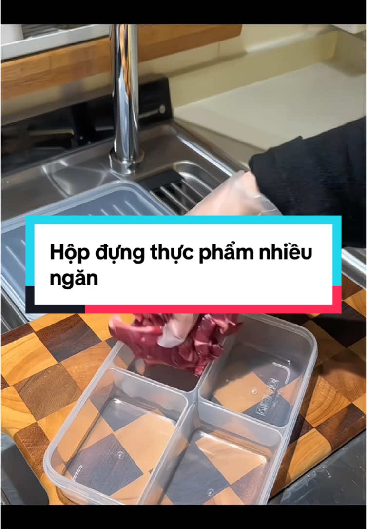 Hộp đựng thực phẩm tủ lạnh nhiều ngăn #giadungthongminh #nộitrợ #fyp #giadungtienich #hopdungthucphamtulanh 