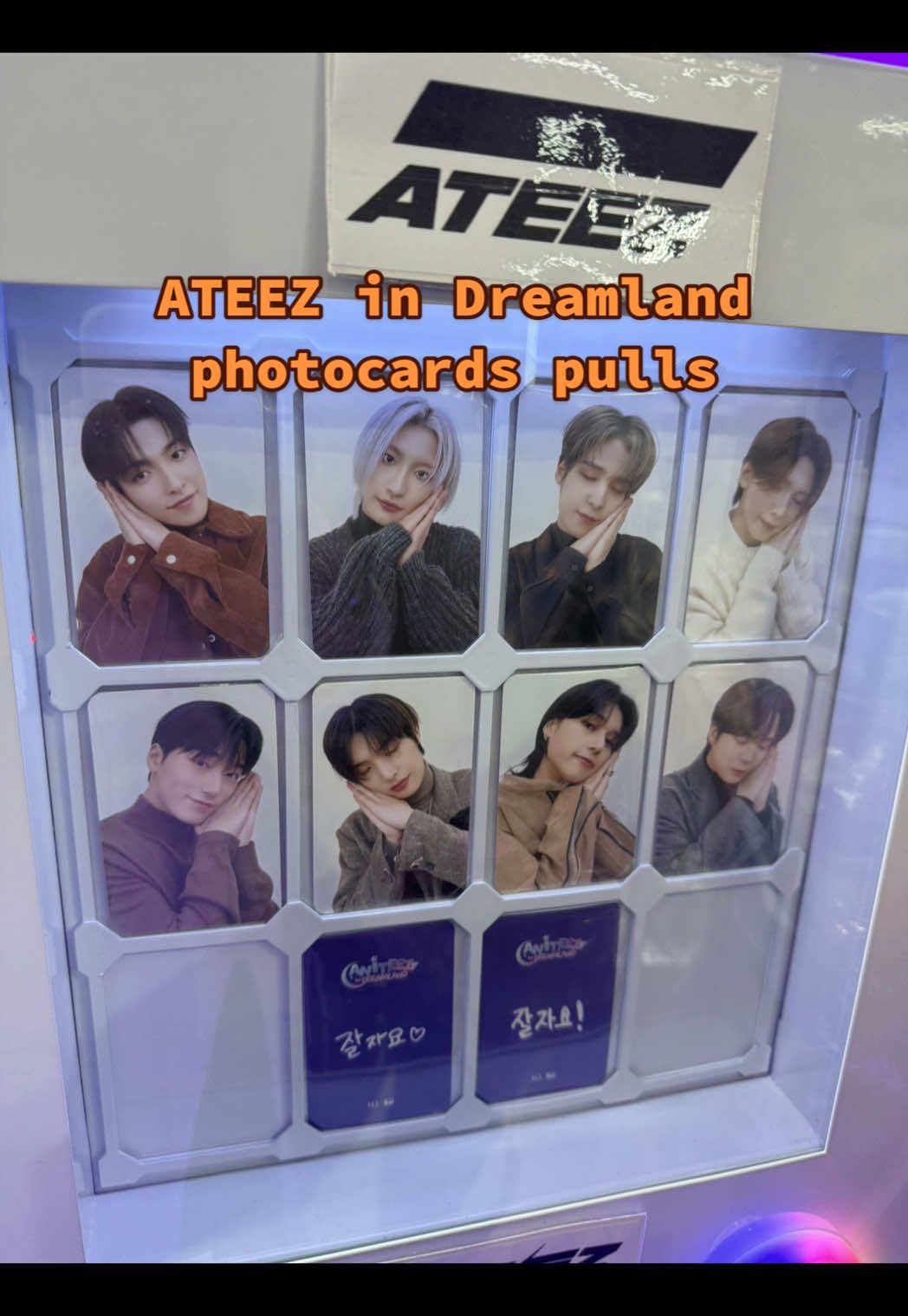 ATEEZ X ATINY 🤝🏼✨ Was looking forward to this day so much & i definitely enjoyed every moment of it! Was a rollercoaster ride. Also a nice soul gave their Mingi photocard to me before the movie as i first gotten yeosang and that person decided that i could keep both 😭 thank you so much!! But pulling the dreamland pcs was defo the HIGHLIGHT of yesterday 💗✨ also, Happy 300 days of streak on tiktok Fah!! #ATEEZ #towardsthelights #ateezcinema #Hoongjoong #Seonghwa #Yunho #Yeosang #San #Mingi #Wooyoung #Jongho #Aniteez #aniteezindreamland @ATEEZ_Official 