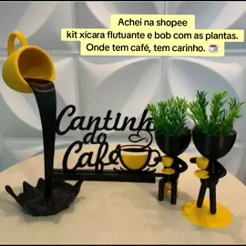Já pensou em decorar o seu cantinho do café com esse lindo kit xícara flutuante e bob com as plantas!? Onde tem café, tem carinho. ☕️ Comente 