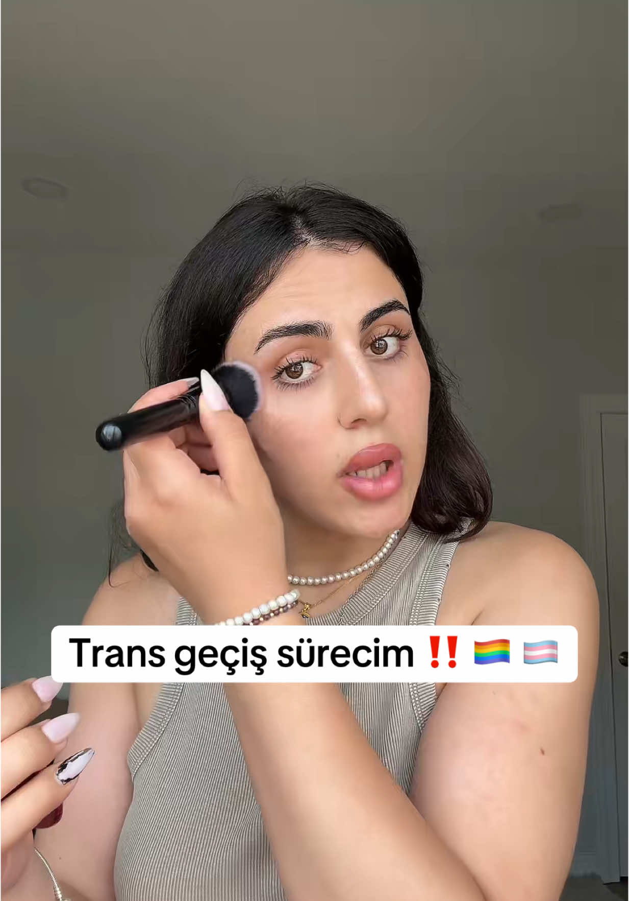 Çekinmeden sorabilirsin #makyaj #transkadın #makyajvideoları #amerikadayaşam #makyajtarifi #cinsiyetpartisi #lgbttürkiye 