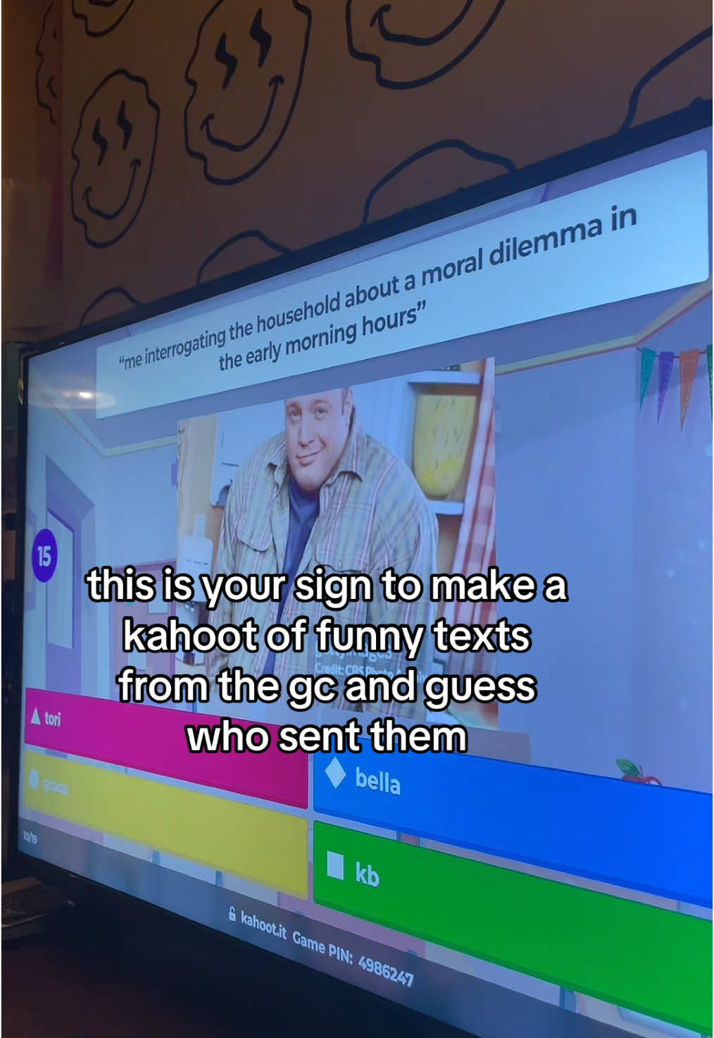 we’re a funny bunch if i do say so myself #kahoot #collegegrad 