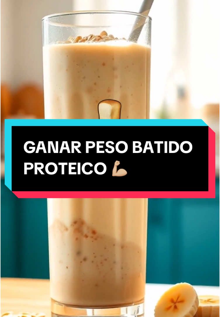 Ganar masa muscular con este batido te va a transformar!! #ectomorfo #ganarpeso #gymrat 