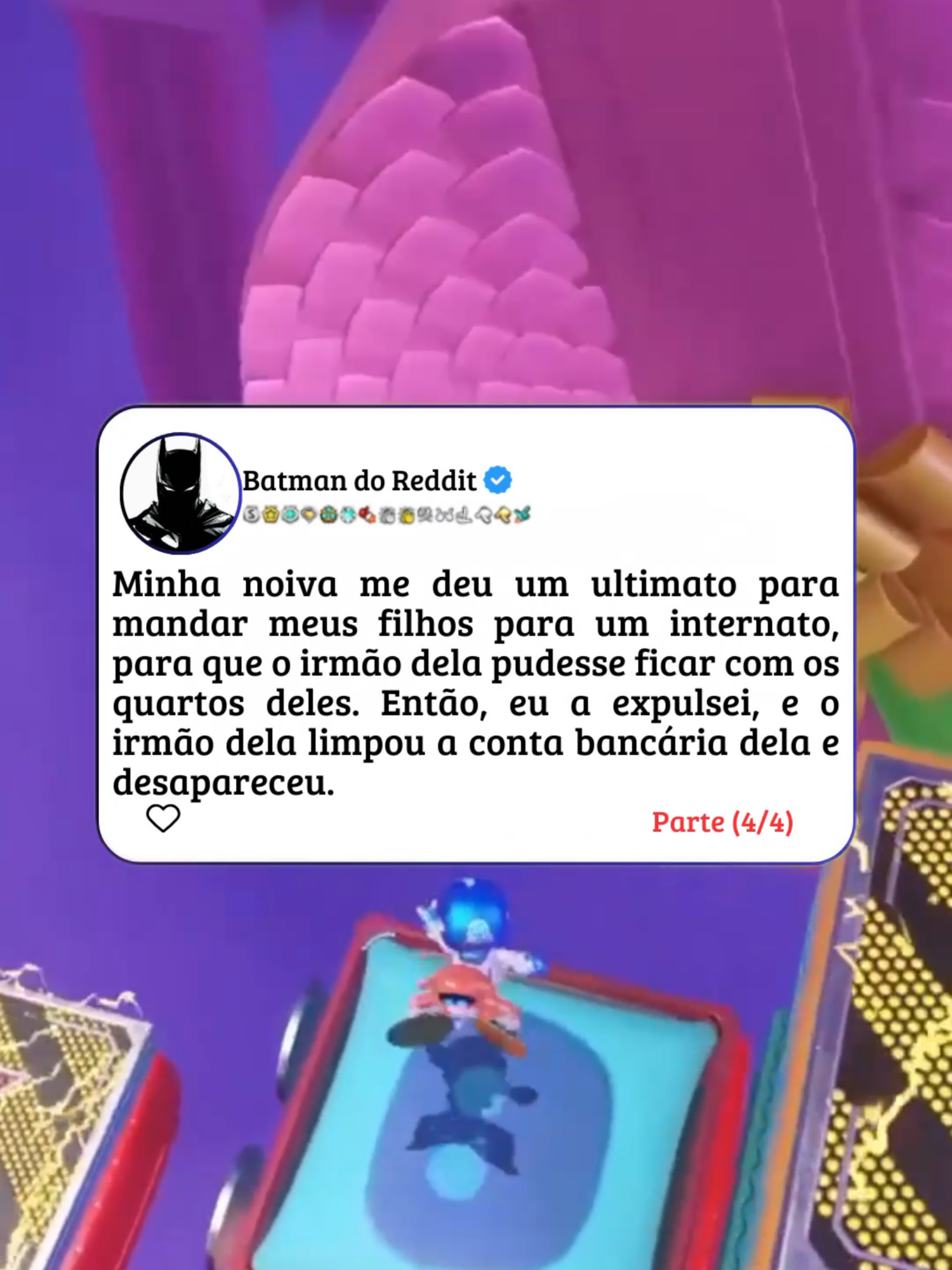 Parte 4 - Minha noiva me deu um ultimato para mandar meus filhos para um internato, para que o irmão dela pudesse ficar com os quartos deles. Então, eu a expulsei, e o irmão dela limpou a conta bancária dela e desapareceu. #relatos #reddit #relatosdereddit #redditstories