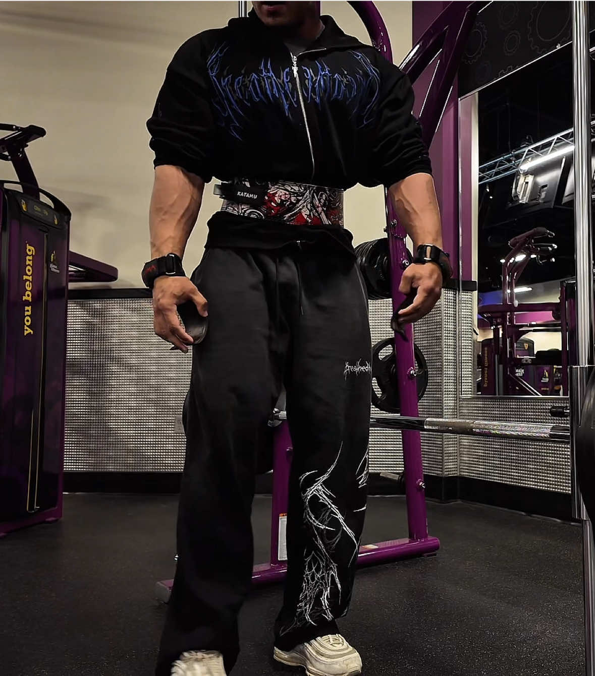 365 on the smith with my new drip from @Katamu Co this belt is cracked. code tren