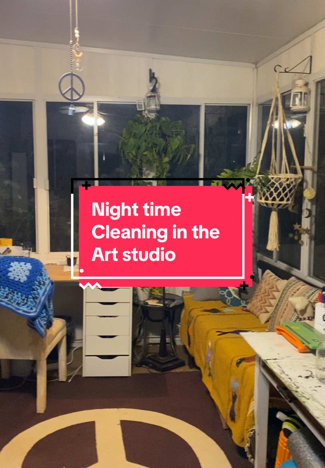 i love my art studio but the reality is that it gets messy fast. the room is a 3 season room added to the house and its how the dogs go in and out of the house to the yard. They bring a lot of dirt and hair! plus im just messy, especially when im creating. i would love to hear ways you keep rooms clean. what are some cleaning tips you live by? if you liked this video give me a thumbs up and a follow for more content. #artistoftiktok #artstudio #cleaningmyartstudio #creatovejourney #amazingartstudio #appalachianartist 