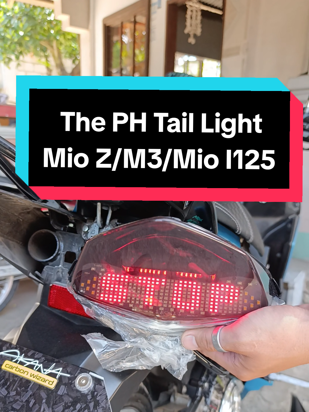 Ph 2025 The PH Tail Light for Mio Z M3 Mio i125 Motorcycle Features Dynamic Letters Super Cool 🥰👍😍 #ledtailight #tailights #mioi125tailight #stoplight #m3ledtaillight #taillightled #YXZXshop 
