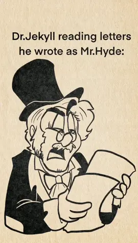 The basic summary of Jekyll and Hyde🎩🧪 #spooky #halloween #halloweentok #gothicliterature #BookTok #drjekyllandmrhyde #jekyllandhyde #cartoon #animation #fyp #colecartoons 