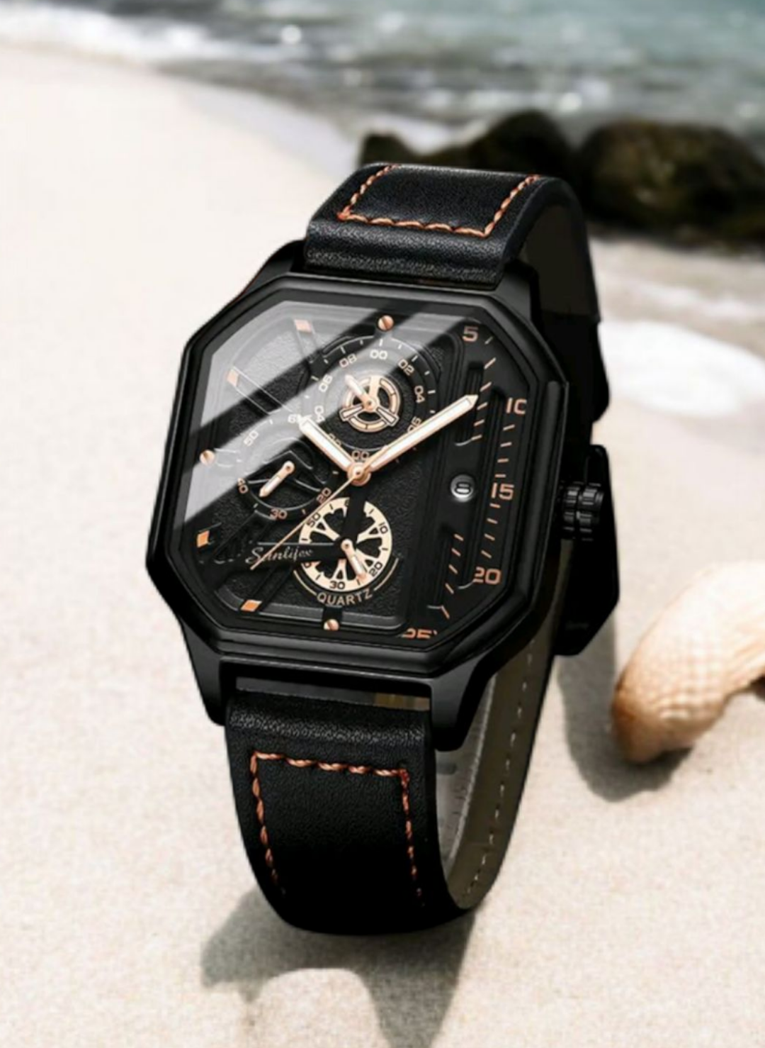 Jam tangan pria kuarsa olahraga mewah #jamtanganpria #jamtangan #jamtanganmurah #jamtanganantiair #wibgajian #kulipabrik 