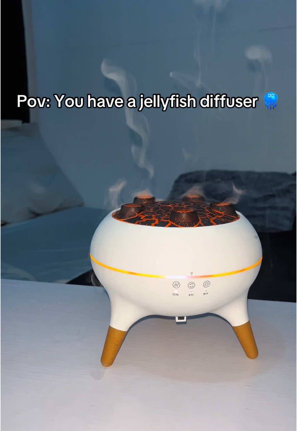 Best purchase of 2025 😎 #diffuser #humidifier #fyp #jellyfish #tiktokmademebuyit #anxiety 