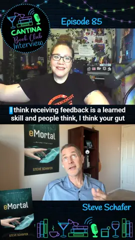 Steve Schafer shares reactions to feedback in his earlier days. Full interview on episode 85 of the Cantina Book Club Podcast!  #BookTok #books #readersoftiktok #podcastepisode #podcastclips #podcastersoftiktok #authorinterview #podcast #podcastinterview #bookishthings