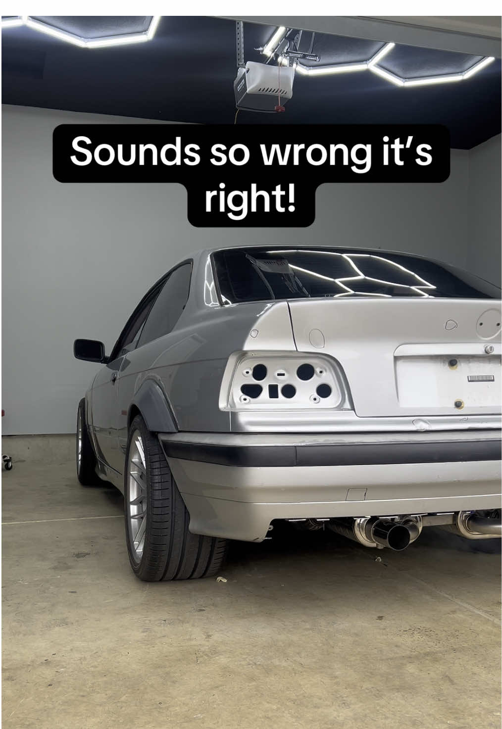 GMW ain’t messing around #bmw #gmw #ls #lsswap #cars #custom #machining #fabriaction #e36 #exhaust #straightpipe 