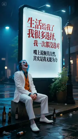 生活给了我很多选择，我一次都没选对