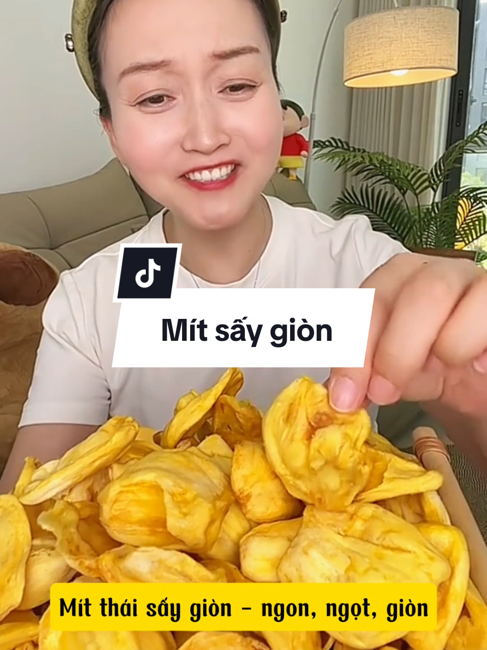 Mít thái sấy giòn, ngon, giòn, thơm, ăn là ghiền nha #doanvat #doanvatngon #mitsaygion #xuhuong 