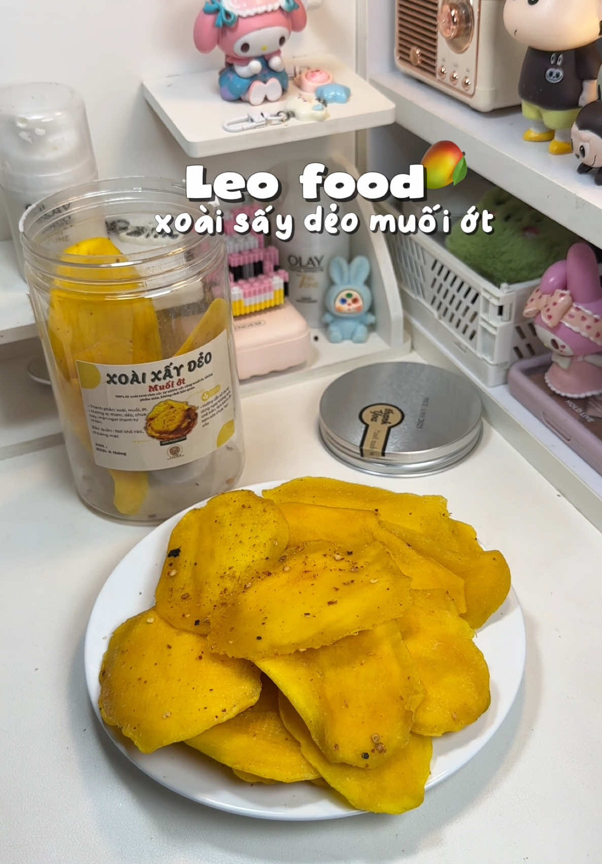 Xoài sấy dẻo của ăn vặt Leo food ngon vch luônnn 🤤🤤 #anvatleofood #xoaisaydeo #xoaisaydeomuoiot #xoaisaydeonguyenvi #anvat 