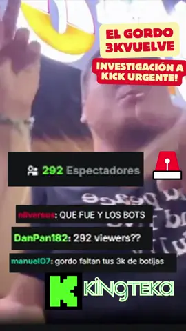Kingteka insiste con vivir del streaming. Esto ya no es sospechoso, es evidente. @kick.com @kick_latam.1 @westcol @mrstiventc1977 @elzeeein @cristorata7 @neutroogg @jesusandrescarrion @kingtekaoficial