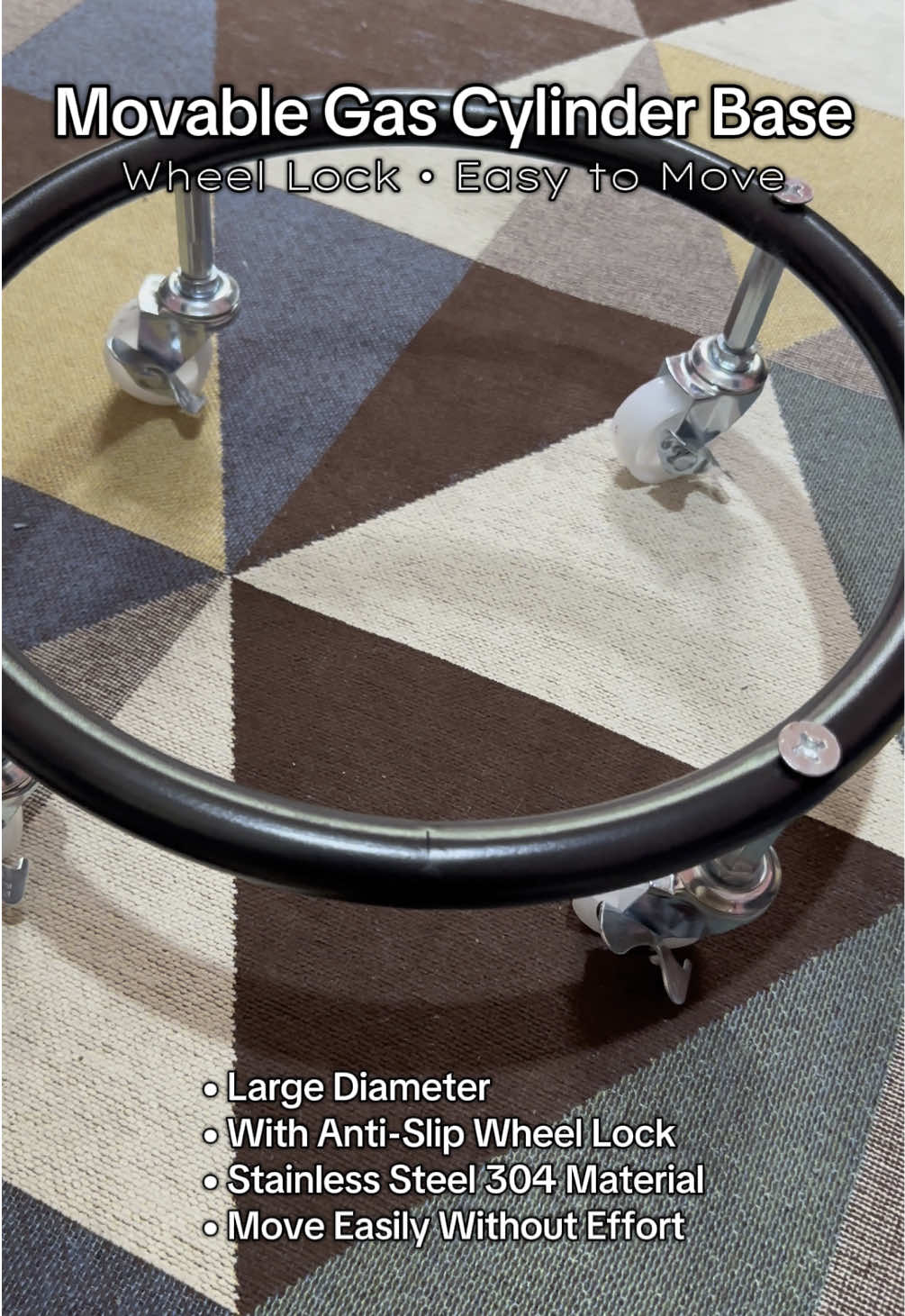 Movable Gas Cylinder Base! #cylinder #gascylinder #gascylinderbase #cylinderbase #movable #gas #stand 