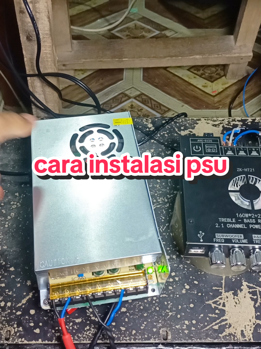 Tutorial instalasi power suplai 24V 20A ke listrik lalu ke power zk #fyp #4u #xybca #masukberandamuu #powersuplay #zkht21 