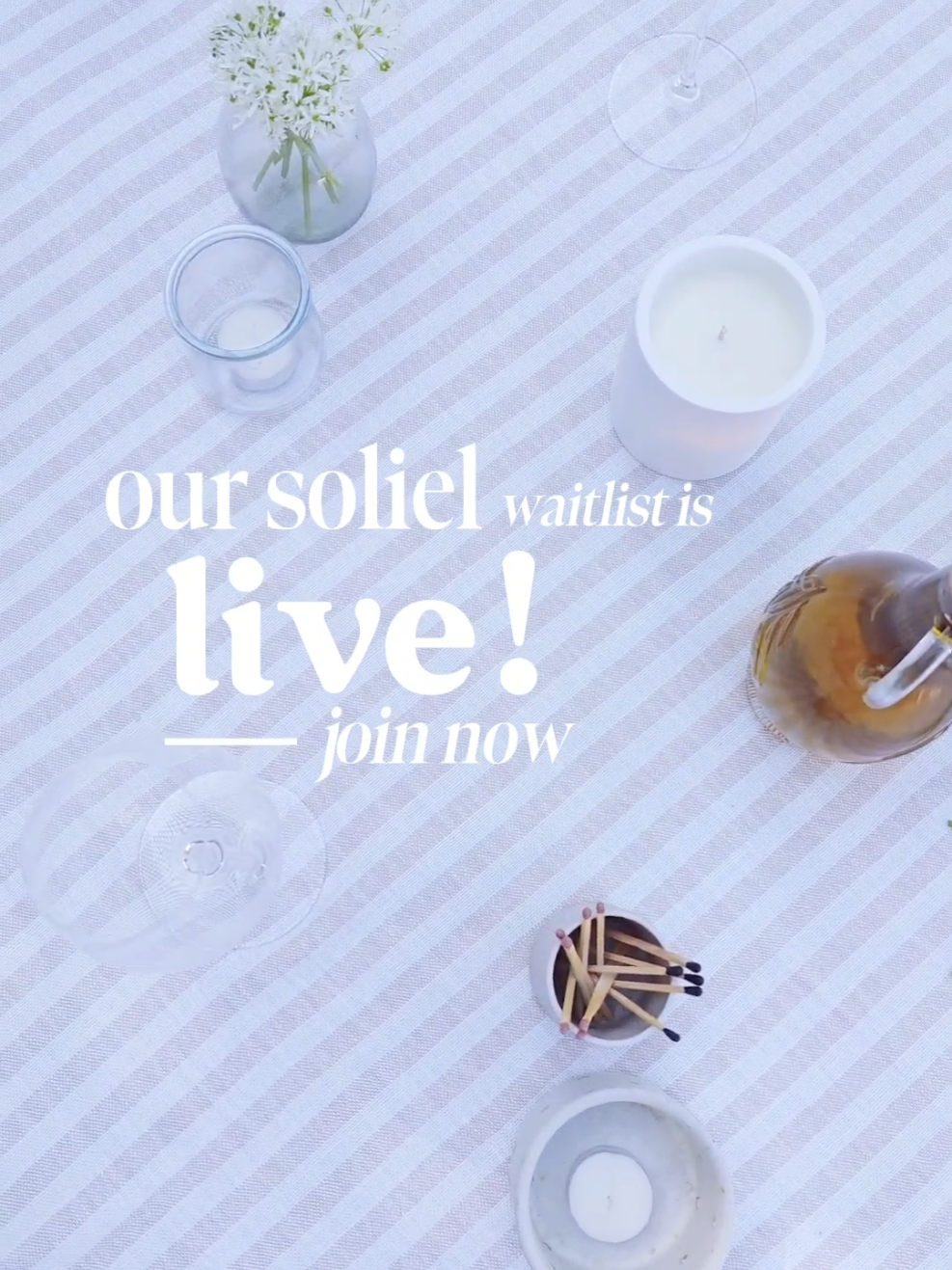 THE Soleil waitlist is live!!!  Join now to be first in line 😃  Kcc 🍋  #KipCandleCo  #RefillableCandles  #LuxuryCandles  #StrongScentedCandles  #EcoFriendlyCandles  #HomeFragrance  #OutdoorCandles  #RoundOutdoorsCandle  #GardenCandles  #AlfrescoLiving  #SummerFragrance  #BugRepellentCandle  #CitronellaAlternative  #StylishOutdoors  #OutdoorEntertaining  #BackyardVibes  #BalconyDecor  #CosyGardenNights  #UKCandleBrand  #SmallBatchCandles  #SustainableLiving  #GardenGlowUp  #ScentedOutdoorLiving  #SummerGardenStyle  #LongBurnCandle  #OutdoorVibes  #StrongFragrance  #CandleLovers  #GardenVibes  #eveningglow 