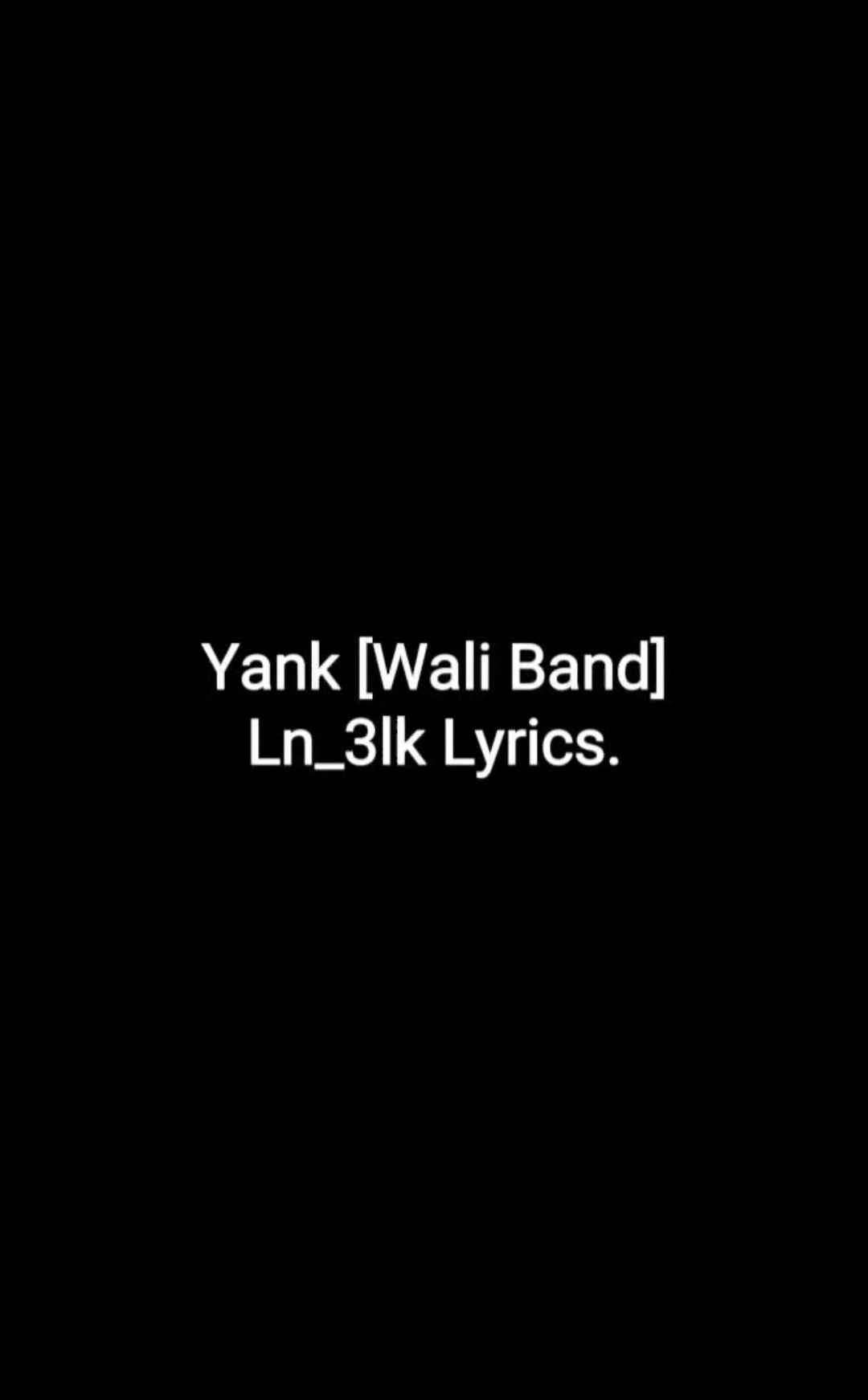 Yank - Wali Band || Lagu Karaoke 😨 || #lyricsmusic #lyricsvideo #ln_3lk_lyrics #yank #waliband #walibandyank #akutakmaubicarasebelumkauceritasemua #akutakmaubicara #karaoke 