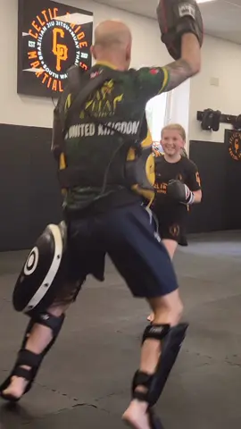 fun Saturday morning 1-1 #muaythai #muaythaifighter #GymTok #motivation #padwork #muaythaitraining #fyp  @Celtic pride martial arts  the best coach 🧡🖤
