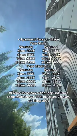 Mau staycation disini ? Langsung chat whatsapp admin aja 089625785448 #sewaapartemen #sewaapartemenharian #sewaapartemenmurah #sewaroomapartemen #sewaapartementangerang #stay #staycationhematchallenge #staycationmurah #staycationtangerang #apartment #paragonvillage #paragonvillagekarawaci #karawaci #karawacitangerang #tangerang #checkinapartement 