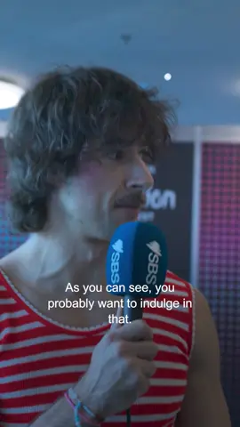 Ever wondered what backstage looks like at Eurovision? Australia's Milkshake Man Go-Jo is here to give you a personal tour 🙌 Tune in to SBS at 7:30pm tonight to catch the Eurovision Grand Final Access All Areas. #Eurovision #Eurovision2025 #EurovisionAustralia #SBSEurovision @heyimgojo @gabryponte @bara_vaeb @katarsisgyvas