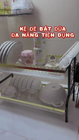 Kệ úp bát Inox 2 tầng tiện dụng cho mọi gia đình . #dogiadung #kedebatdia #xuhuongtiktok #vairal #