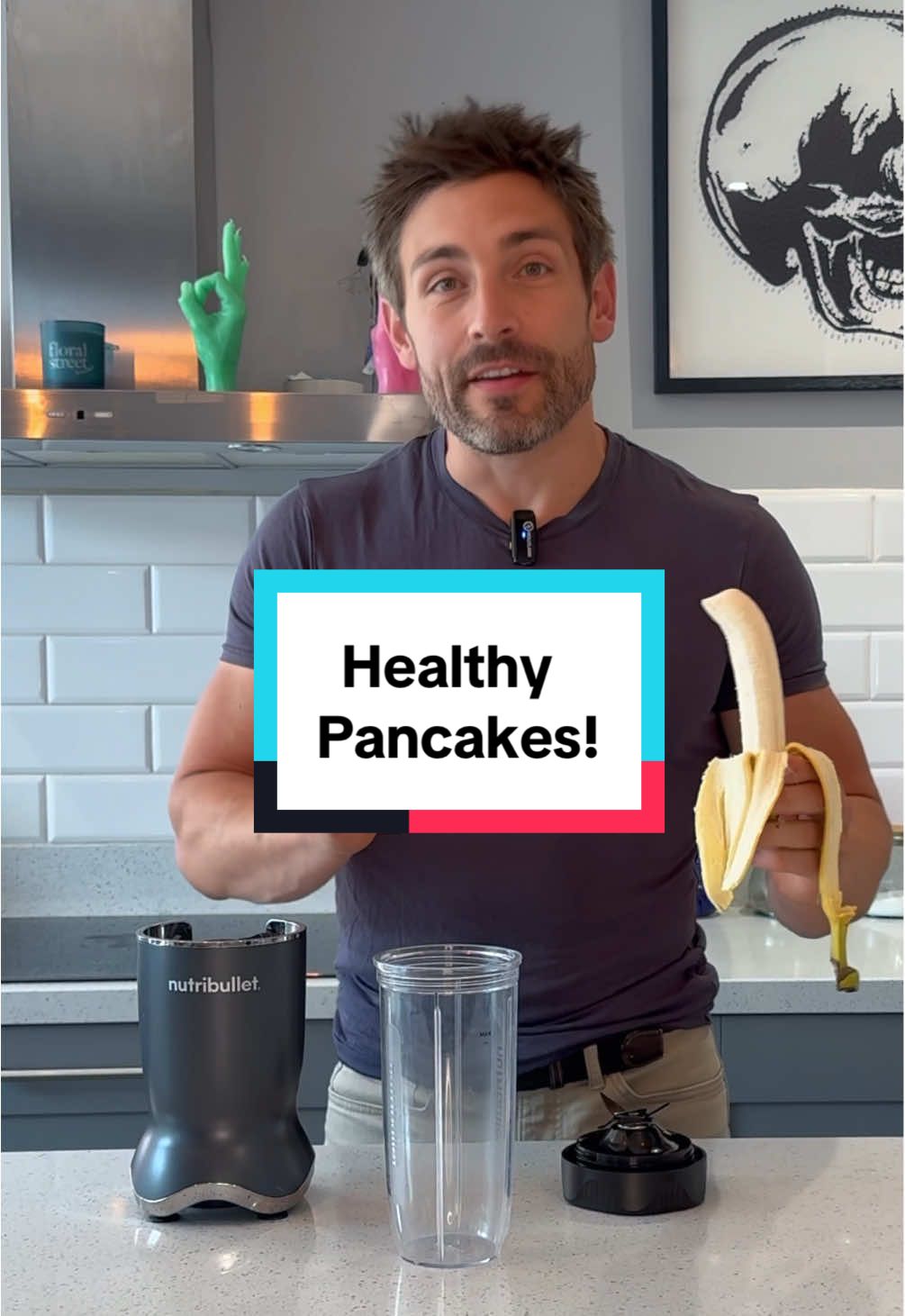 How to make healthy and tasty high protein pancakes. 