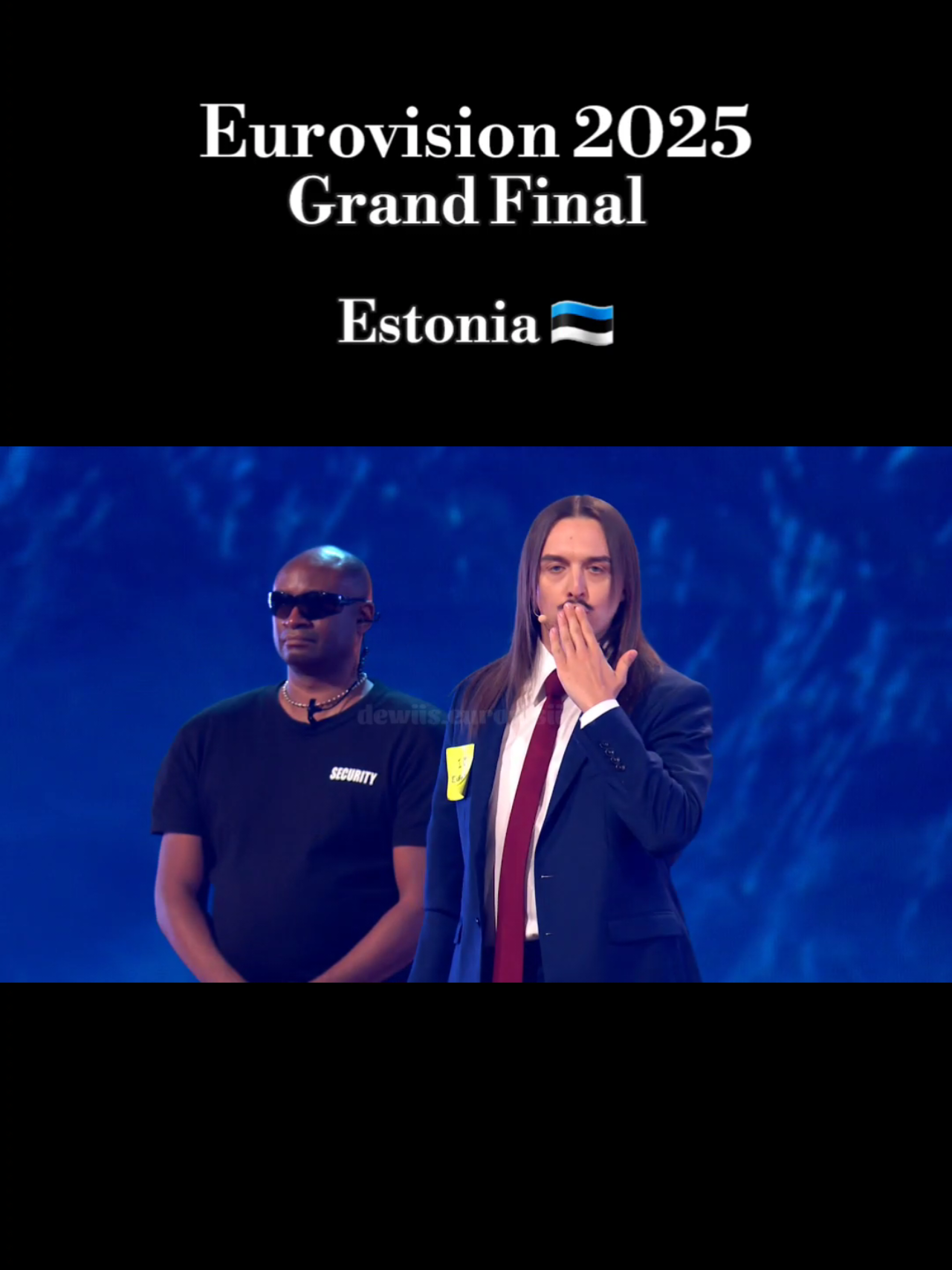 Tommy Cash from Estonia performed 