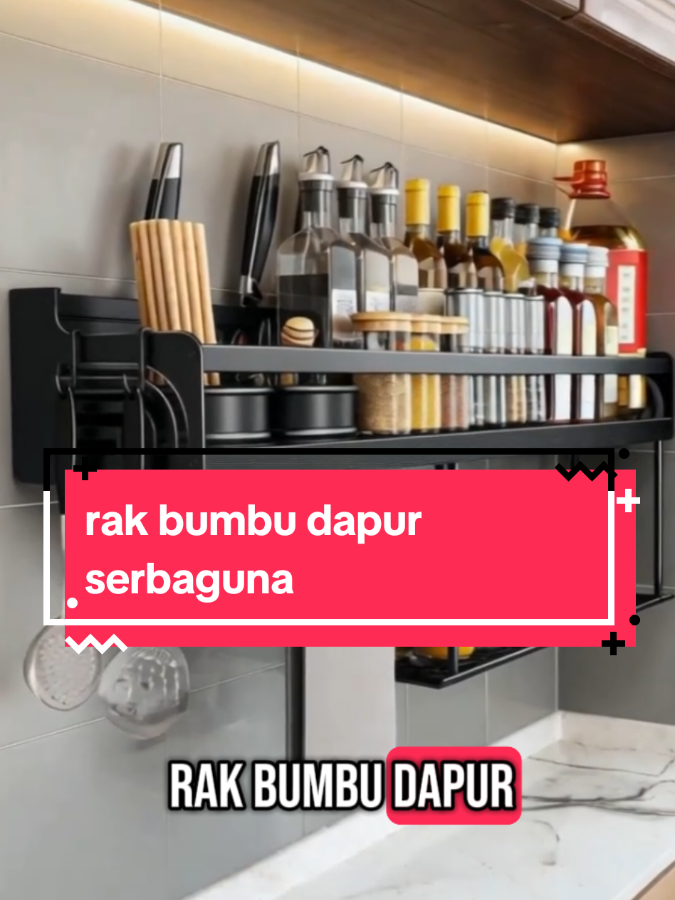 rak bumbu dapur serbaguna,bukan untuk bumbu aja tapi bisa simpan pisau dan gantung alat masak juga #rakbumbu #rakbumbudapur #rakbumbuserbaguna #rakdapur 